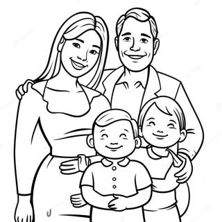 Page De Coloriage Famille Heureuse Ensemble 126780-60425