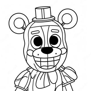 Page De Coloriage Marionnette Fnaf Effrayante 126806-60447