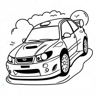 Page De Coloriage Subaru Impreza Rally 126989-60597