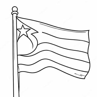 Page De Coloriage Du Drapeau Cubain Audacieux 127091-60673