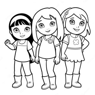 Page De Coloriage Dora Et Ses Amis 127242-60782