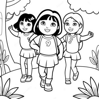 Page De Coloriage Dora Et Ses Amis 127242-60783