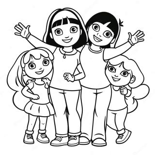 Page De Coloriage Dora Et Ses Amis 127242-60784