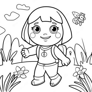 Page De Coloriage Aventure Avec Dora 127243-60785