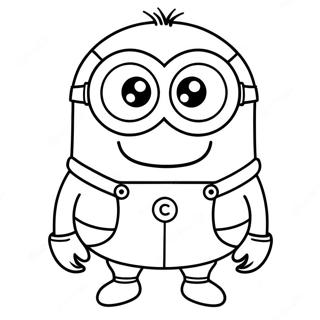 Minion Violet Pages À Colorier