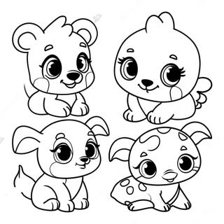 Page De Coloriage De Mignons Animaux Bebes Disney 127553-61027