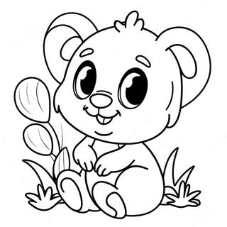Page De Coloriage De Mignons Animaux Bebes Disney 127553-61155