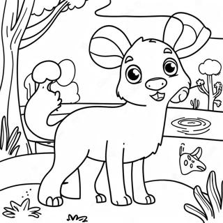 Habitat Animal Pages À Colorier