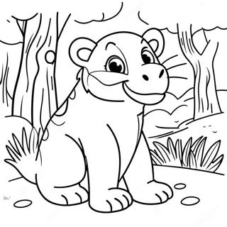 Page De Coloriage Habitat Animal 127731-61290