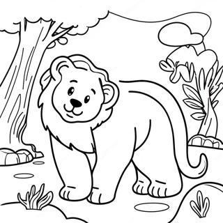 Page De Coloriage Habitat Animal 127731-61291