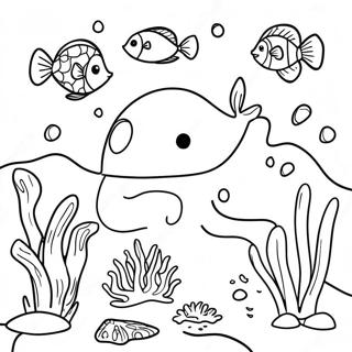 Page De Coloriage Habitat Animal Ocean Vibrant 127734 61303