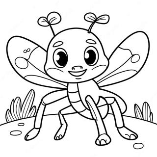 Page De Coloriage La Vie Dun Insecte 127757-61310