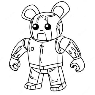 Page De Coloriage Du Personnage Bacon De Roblox 127835-61372