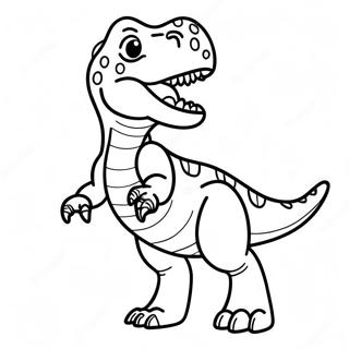 T Rex Pages À Colorier