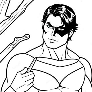 Page De Coloriage De Nightwing 127963-61472