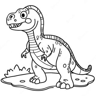 Page De Coloriage De Fossile De Dinosaure 127989-61490