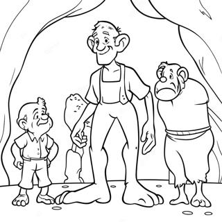 Bfg Avec Des Geants Amicaux A Colorier 128148 61623