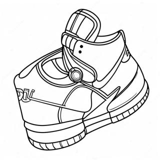 Nike Dunks Pages À Colorier