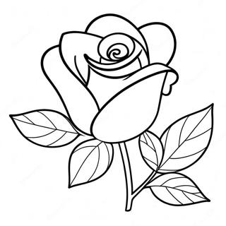 Roses Elegantes Uniques Page A Colorier 12834-2812