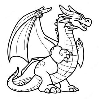 Coloriage Maitre Dragon Feroce 128427 61836