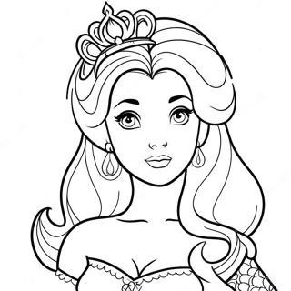 Princesse Disney Tatouée Pages À Colorier