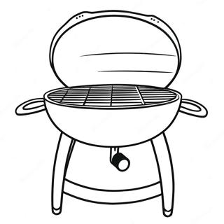 Barbecue Pages À Colorier