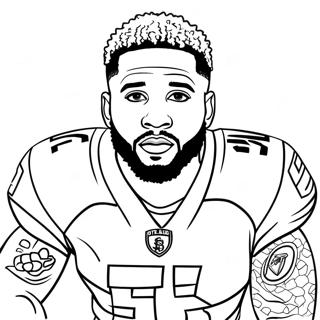 Odell Beckham Jr Pages À Colorier