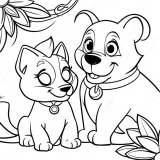 Jasmine Et Rajah Pages À Colorier