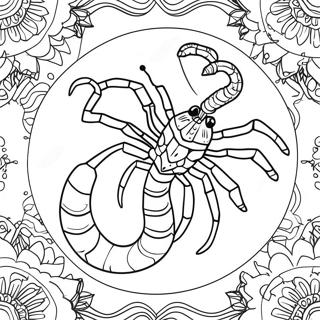 Page De Coloriage De La Constellation Du Scorpion 128765-62093