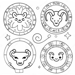 Page De Coloriage Des Signes Du Zodiaque 128843-62154