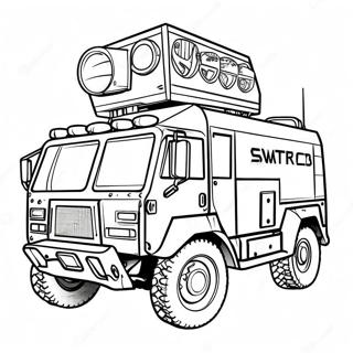 Camion Swat Pages À Colorier