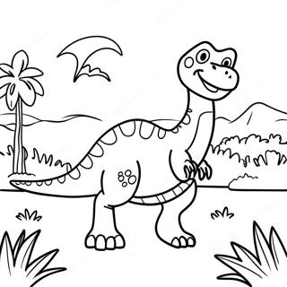 Page De Coloriage Ranch De Dinosaures 128969-62250