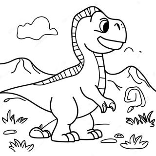 Page De Coloriage Ranch De Dinosaures 128969-62251