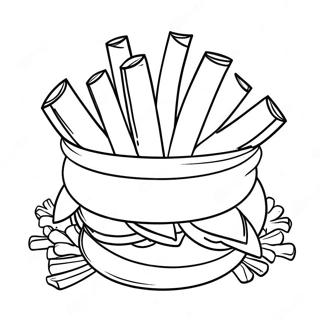 Page De Coloriage Frites 129122-62371