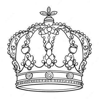 Page De Coloriage Couronne Majestueuse 129148-62393