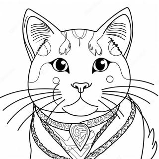 Page De Coloriage De Meowscles 129172-62411