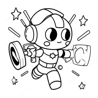 Page De Coloriage Des Heros Miniforce 129200-62438