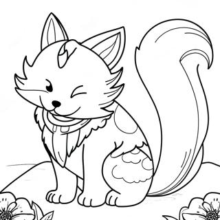 Page De Coloriage De Kitsune 129250-62471