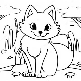 Page De Coloriage De Kitsune 129250-62472