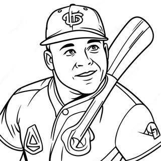 Mike Trout Pages À Colorier