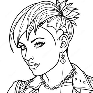 Page De Coloriage Punk Goth 129327-62530