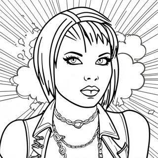 Page De Coloriage Punk Goth 129327-62531