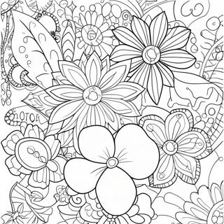 Pouvoir Des Fleurs Pages À Colorier