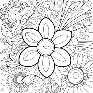 Page De Coloriage Flower Power 129352-62550