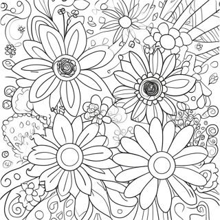 Page De Coloriage Flower Power 129352-62552