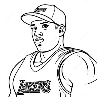 Lakers Pages À Colorier