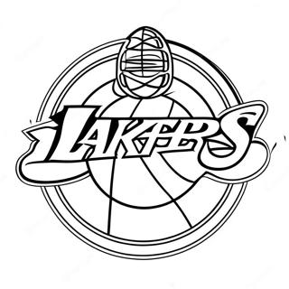 Page De Coloriage Du Logo Des Lakers 129378-62573