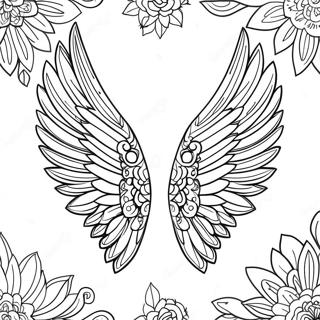 Page De Coloriage Des Ailes 129402-62592