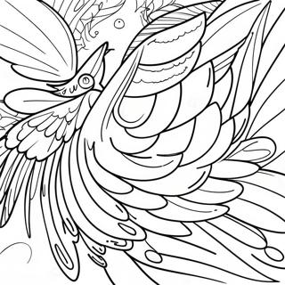 Page De Coloriage Des Ailes Doiseau Colorees 129403-62594