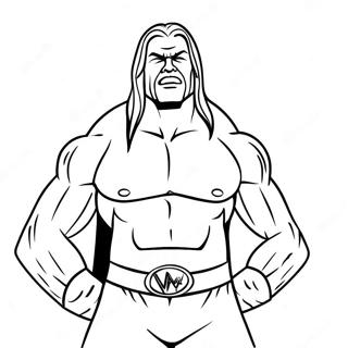 Page De Coloriage De La Wwe 129427-62609